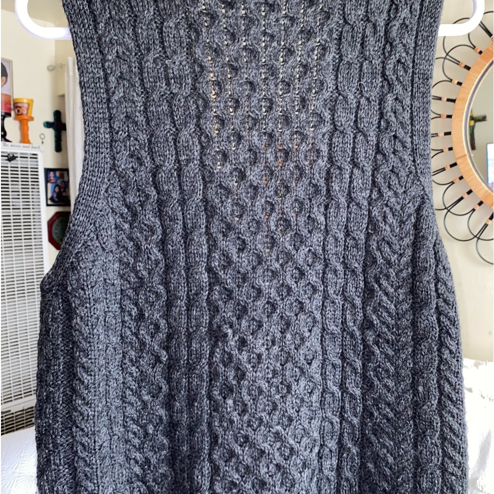 Grandpacore CarraigDonn Pure New Wool Waistcoat Vest Size XL - Picture 8 of 16